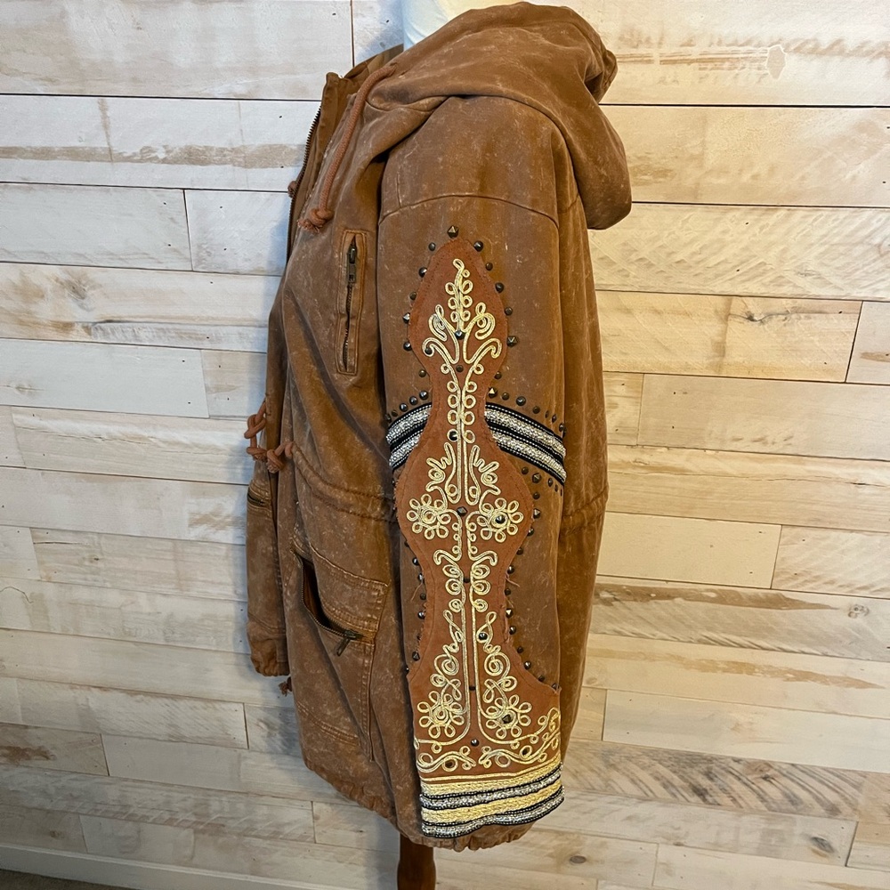 Free people size M Golden quills jacket - Picture 6 of 11